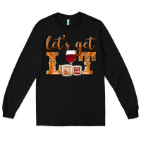 Black let's get lit candles Long Sleeve Tee - BarkalooDesign