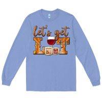 Colony Blue let's get lit candles Long Sleeve Tee - BarkalooDesign