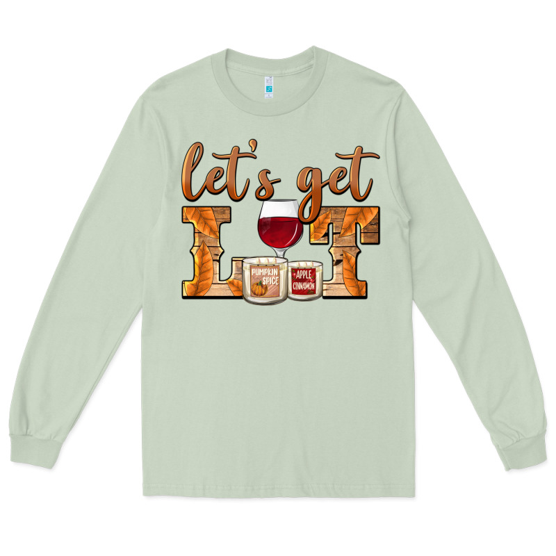 Let's Get Lit Candles Long Sleeve Tee by BarkalooDesign | Teevron