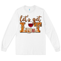 White let's get lit candles Long Sleeve Tee - BarkalooDesign