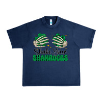 Navy shake your shamrocks Urban Heavy Tee - CowhideDigitalArt