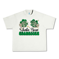 Pistachio shake your shamrocks Urban Heavy Tee - CowhideDigitalArt