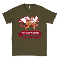 Army Green macewan academic Classic Tee - DesigneFamous
