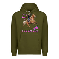 Army Green classy sassy & a bit bad assy Premium Hoodie - RanaPortraitStore