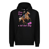 Black classy sassy & a bit bad assy Premium Hoodie - RanaPortraitStore