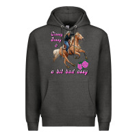 Charcoal Heather classy sassy & a bit bad assy Premium Hoodie - RanaPortraitStore