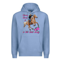 Colony Blue classy sassy & a bit bad assy Premium Hoodie - RanaPortraitStore