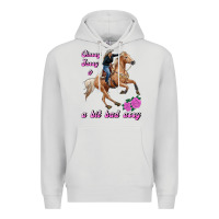 Dove Grey classy sassy & a bit bad assy Premium Hoodie - RanaPortraitStore