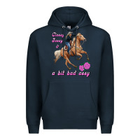 Navy classy sassy & a bit bad assy Premium Hoodie - RanaPortraitStore