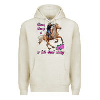 Oatmeal Heather classy sassy & a bit bad assy Premium Hoodie - RanaPortraitStore