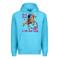 Ocean Blue classy sassy & a bit bad assy Premium Hoodie - RanaPortraitStore