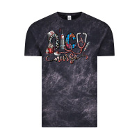 Cloud Black nice nurse Vintage Tee - SublimationCraftShop