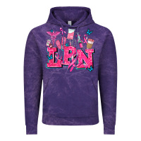 Cloud Purple lpn cancer  nurse with Vintage Hoodie - AdoDesignShop
