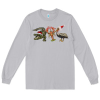 Moon Dust Christmas alligator pelican crawfish Long Sleeve Tee - BarkalooDesign