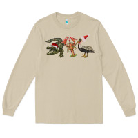 Mushroom Christmas alligator pelican crawfish Long Sleeve Tee - BarkalooDesign