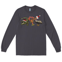 Smoke Christmas alligator pelican crawfish Long Sleeve Tee - BarkalooDesign