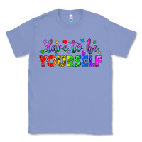 Colony Blue Western Dare To Be Yourself LGBTQ Classic Tee - BundleAndBundleShop
