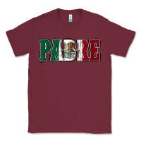 Burgundy Mexican Flag Padre Classic Tee - Jasminsmagicworld