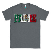 Charcoal Heather Mexican Flag Padre Classic Tee - Jasminsmagicworld