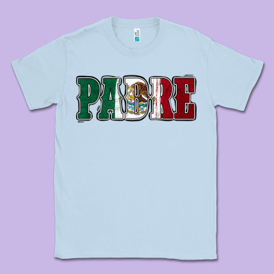 Mexican Flag Padre Classic Tee Designed By Jasminsmagicworld