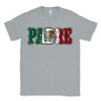 Heather Grey Mexican Flag Padre Classic Tee - Jasminsmagicworld