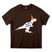 Chocolate Brown Seven a Saurus Heavy Core Tee - Bettercallsaul