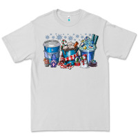 Dove Grey Christmas Coffee Premium Tee - CowhideDigitalArt