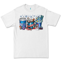 White Christmas Coffee Premium Tee - CowhideDigitalArt