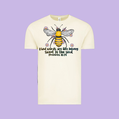 Kinda Words Are Like Honey Sweet To The Soul Vintage Tee Designed By Cowhidedigitalart
