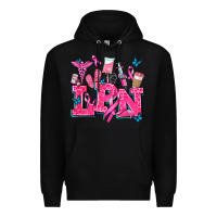 Black lpn cancer  nurse with Premium Hoodie - AdoDesignShop