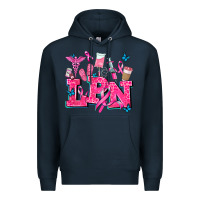 Navy lpn cancer  nurse with Premium Hoodie - AdoDesignShop