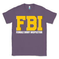Lavender FBI, Female Body Inspector Funny Classic Tee - DesigneFamous