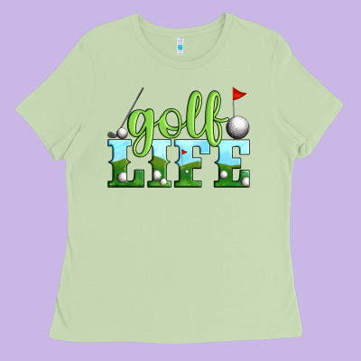Golf Life Ladies Tee Designed By Artiststas