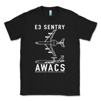Black e 3 sentry awacs plane gift Classic Tee - DesigneFamous
