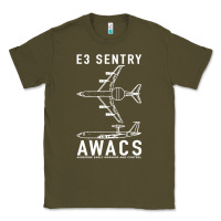 Army Green e 3 sentry awacs plane gift Classic Tee - DesigneFamous