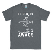 Charcoal Heather e 3 sentry awacs plane gift Classic Tee - DesigneFamous