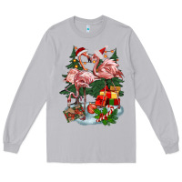 Moon Dust Christmas flamingo Long Sleeve Tee - BarkalooDesign