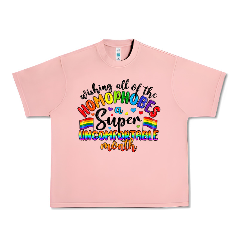 Wishing All Of The Homophobes Uncomfortable Month Urban Heavy Tee by Artiststas | Teevron
