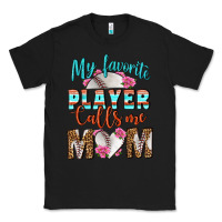 Black My Favorite Player Calls Me Mom Classic Tee - BundleAndBundleShop