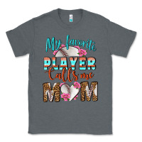 Charcoal Heather My Favorite Player Calls Me Mom Classic Tee - BundleAndBundleShop