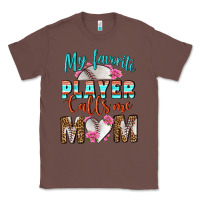 Chestnut My Favorite Player Calls Me Mom Classic Tee - BundleAndBundleShop