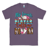 Lavender My Favorite Player Calls Me Mom Classic Tee - BundleAndBundleShop