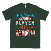 Sports Green My Favorite Player Calls Me Mom Classic Tee - BundleAndBundleShop