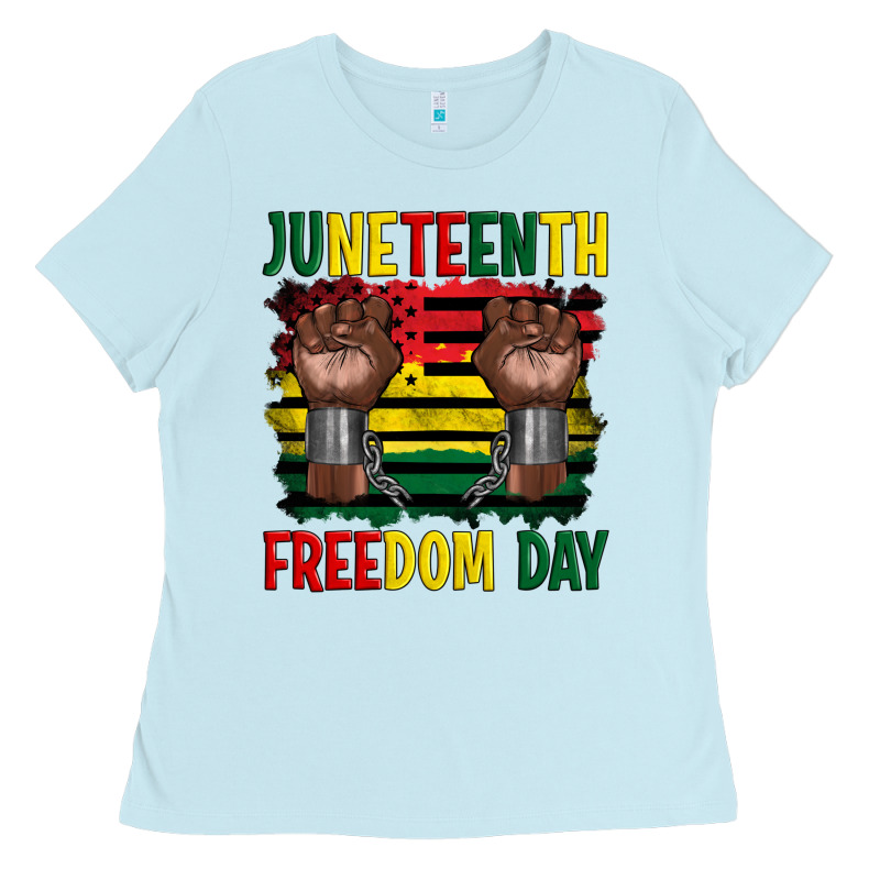 Juneteenth Freedom Day Ladies Tee by Artiststas | Teevron