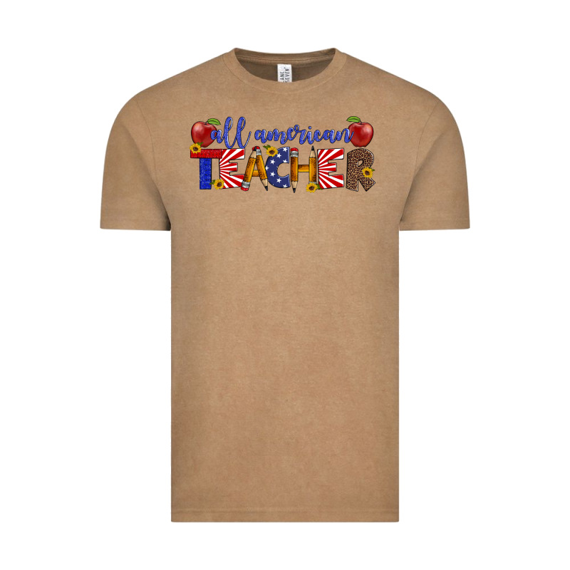 All American Teacher Vintage Tee by Artiststas | Teevron