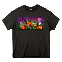 Asphalt halloween mini license plate Heavy Core Tee - BundleAndBundleShop