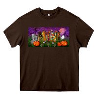 Chocolate Brown halloween mini license plate Heavy Core Tee - BundleAndBundleShop