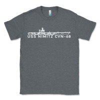 Charcoal Heather uss nimitz navy supercarrier aircraft carrier gift Classic Tee - DesigneFamous