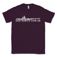 Plum uss nimitz navy supercarrier aircraft carrier gift Classic Tee - DesigneFamous