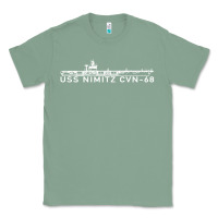 Sage uss nimitz navy supercarrier aircraft carrier gift Classic Tee - DesigneFamous